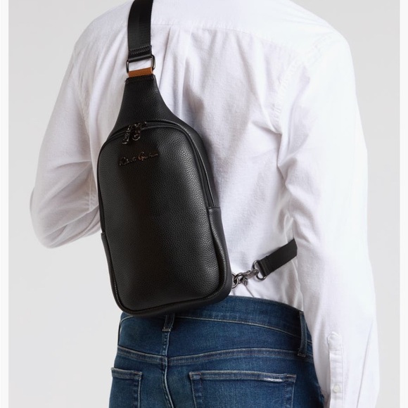 Robert Graham Other - Robert Graham Black Leather Crossbody Bag